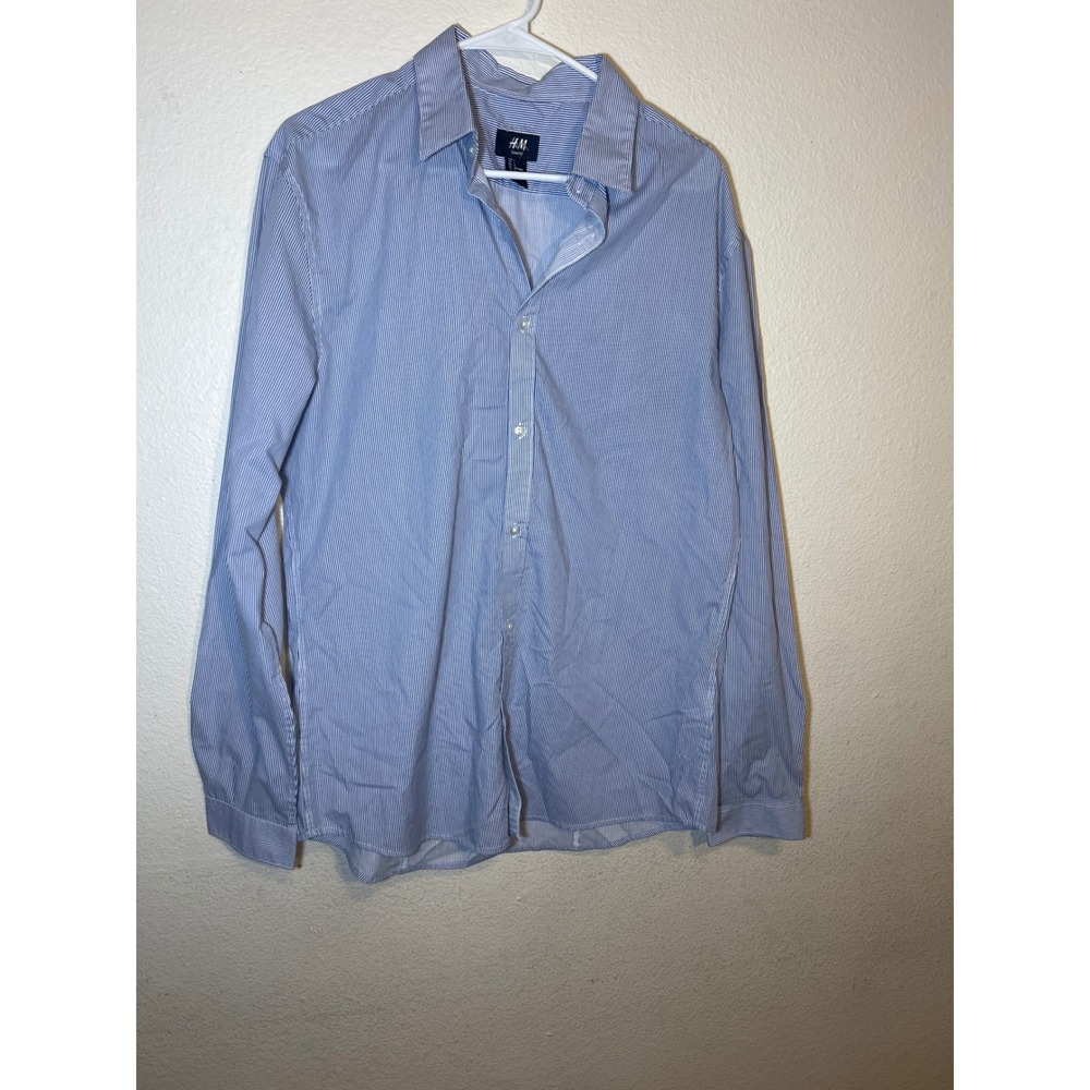 H & M Men's Size L Button Down Shitt